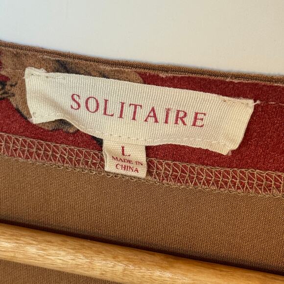 Anthropology Solitaire Orange Floral Butterfly Kimono Jacket, size L - Picture 5 of 12